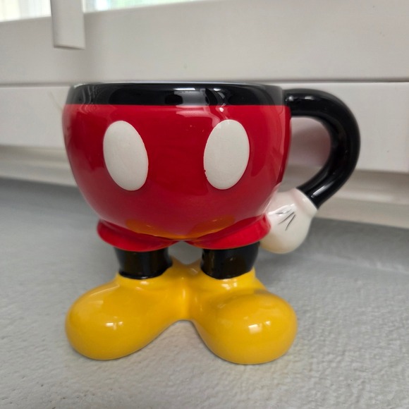 Disney Other - Disney Mickey Mouse Mug Sculpted Coffee Cup With Handle Disney Parks